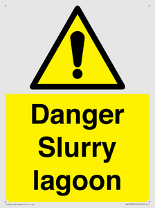 Danger Slurry lagoon
